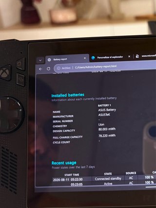 Xbox Rog Ally X (1TB/24GB) con Cargador y Garantía