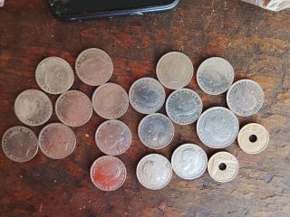 20 Monedas Españolas Variadas
