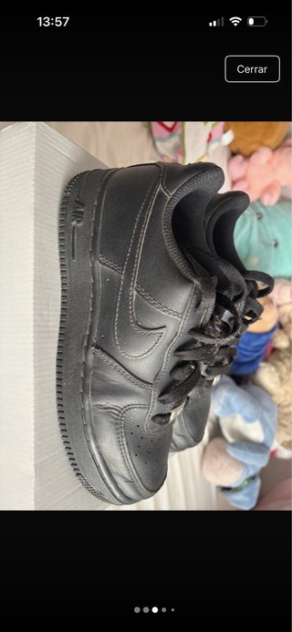 Zapatillas Nike Air Force 1 Negras Kids