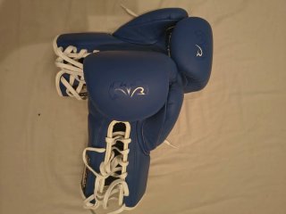 Luvas Boxe Rival Guerrero Sparring Azul