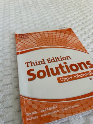 Solutions 3rd Edition Upper-Intermediate. Workb...