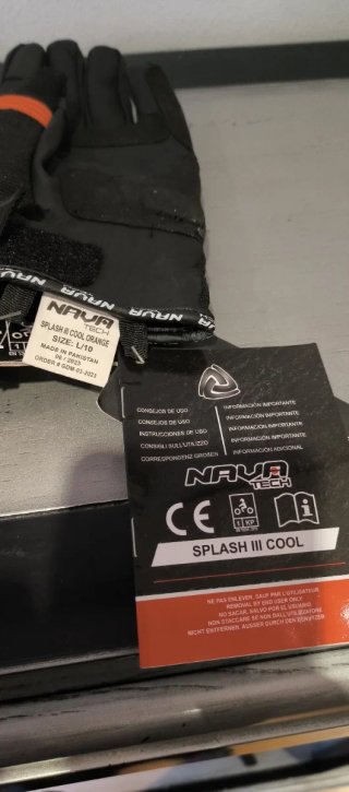 Guantes de moto NAVA TECH talla L