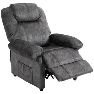 Sillón de tela gris