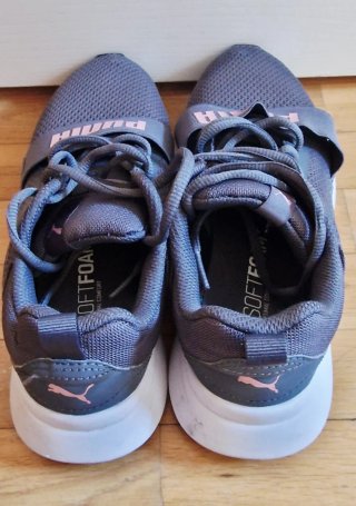 Zapatillas Puma Gris y Rosa Talla 37