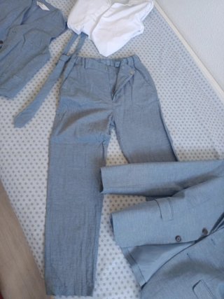 Traje lino una sola puesta H&M niño comunión/bodas