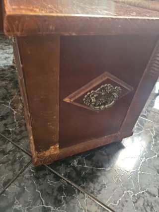Baúl Antiguo Madera y Metal No hago Envíos