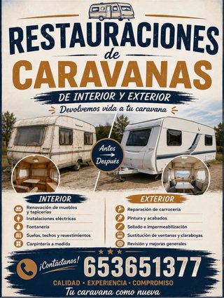 Restauración de caravanas: Interior y Exterior