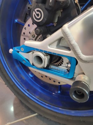 BMW S1000RR Deportiva Azul/Blanca