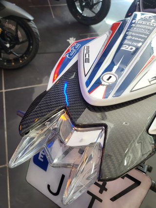 BMW S1000RR Deportiva Azul/Blanca