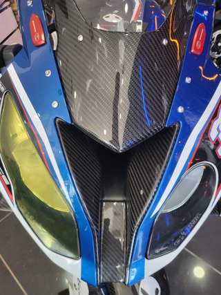 BMW S1000RR Deportiva Azul/Blanca
