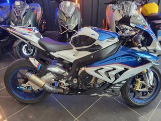 BMW S1000RR Deportiva Azul/Blanca