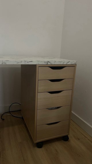 Cajonera ALEX IKEA Tinte Blanco/Roble