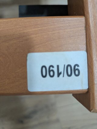 Somier reclinable madera de 90