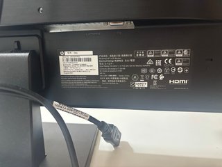 Pantalla Monitor Ordenador Negro