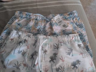 Bañadores niño estampado jungla y flamencos