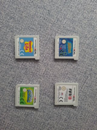 Lote 4 Juegos Nintendo 3DS: Tomodachi Life, Sponge