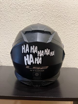 Casco Moto LS2 Talla L Negro con gafas solares