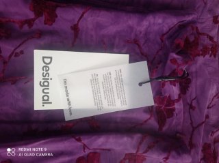 Vestido Desigual Morado Talla S - hacer oferta