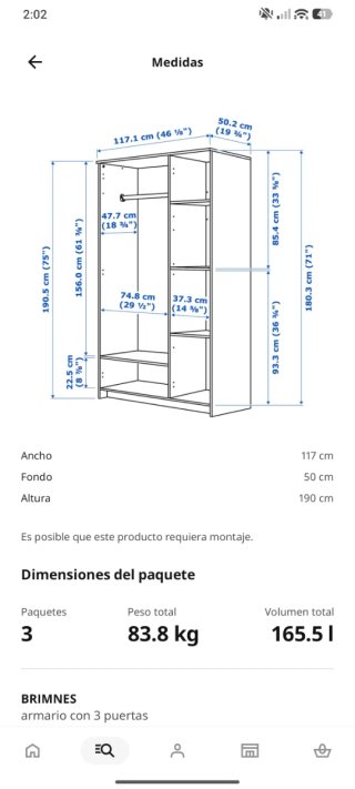Armario Ikea Blanco