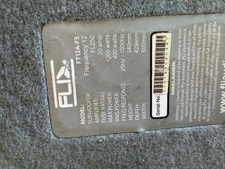 Subwoofer Activo FLI FT12A-F5 1200W