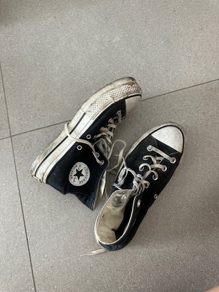 Converse All Star Plataforma Negras