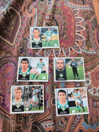 Lote cromos fútbol (Betis)