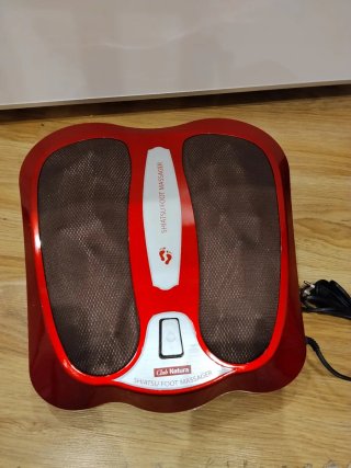 Masajeador de pies Shiatsu Rojo