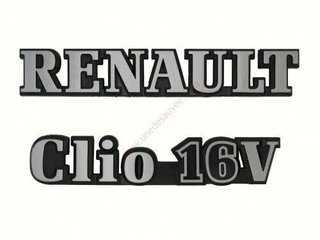 Anagrama logotipo Renault Clio 16V - ABS 3D