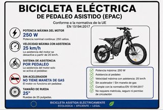 Bicicleta Eléctrica Ebike Negra