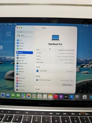 MacBook Pro 13 2020 512GB 16GB Plata
