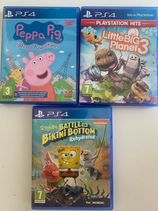 Lote Juegos PS4. Se pueden vender por separado.