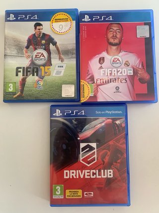 Lote Juegos PS4. Se pueden vender por separado.
