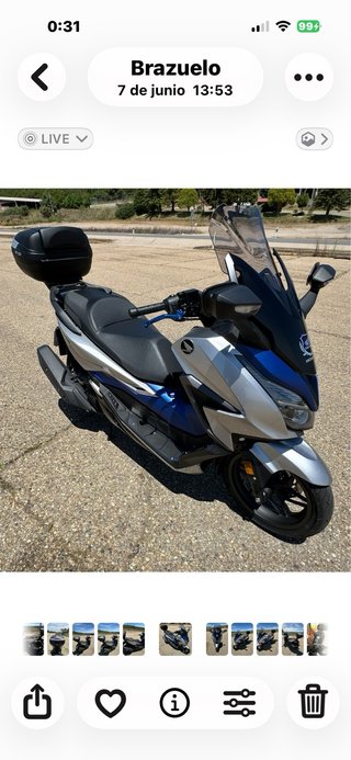 Honda Forza 125 ABS Azul/Gris
