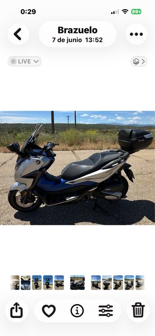 Honda Forza 125 ABS Azul/Gris