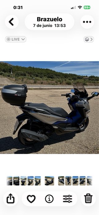 Honda Forza 125 ABS Azul/Gris