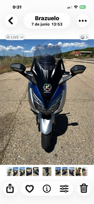 Honda Forza 125 ABS Azul/Gris