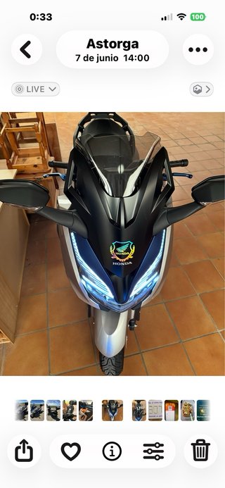 Honda Forza 125 ABS Azul/Gris