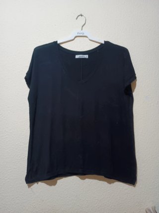 Camiseta fina negra