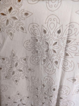 Camisa Zara Estampado Calado