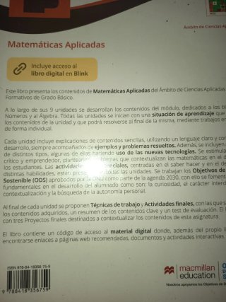 Lote Libros CFGB 1 Grado