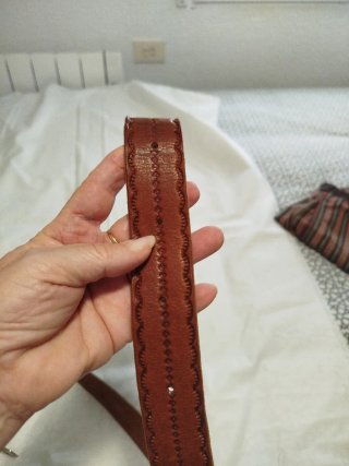 Cinturón de cuero hombre tostado