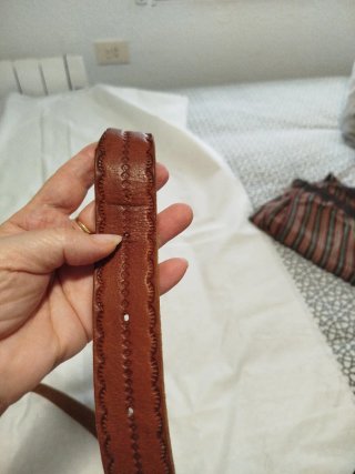Cinturón de cuero hombre tostado