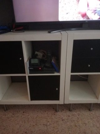 Librería modular Ikea Solo los muebles