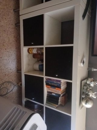 Librería modular Ikea Solo los muebles