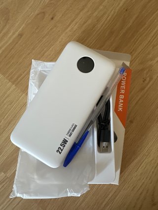 Batería Externa 10800mAh 22.5W Carga Rápida