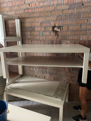 Mesa de centro LACK grande IKEA blanca
