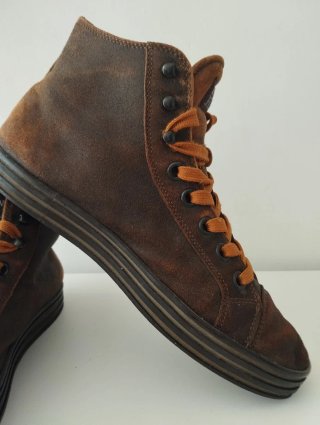 Scarpe Hogan Rebel marroni