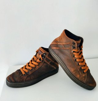 Scarpe Hogan Rebel marroni