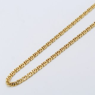 Cadena de oro de 18k. Peso: 16.43 gr.