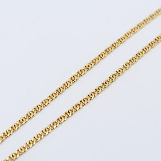 Cadena de oro de 18k. Peso: 16.43 gr.